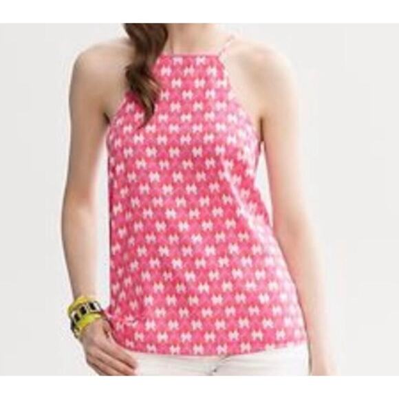 Banana Republic x Milly Collection Pink Orange Tank Top Shirt Women's size S - Picture 5 of 11